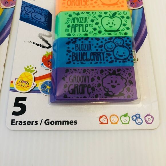 Colorful Scented Erasers Pack of 2 - Picture 3 of 4